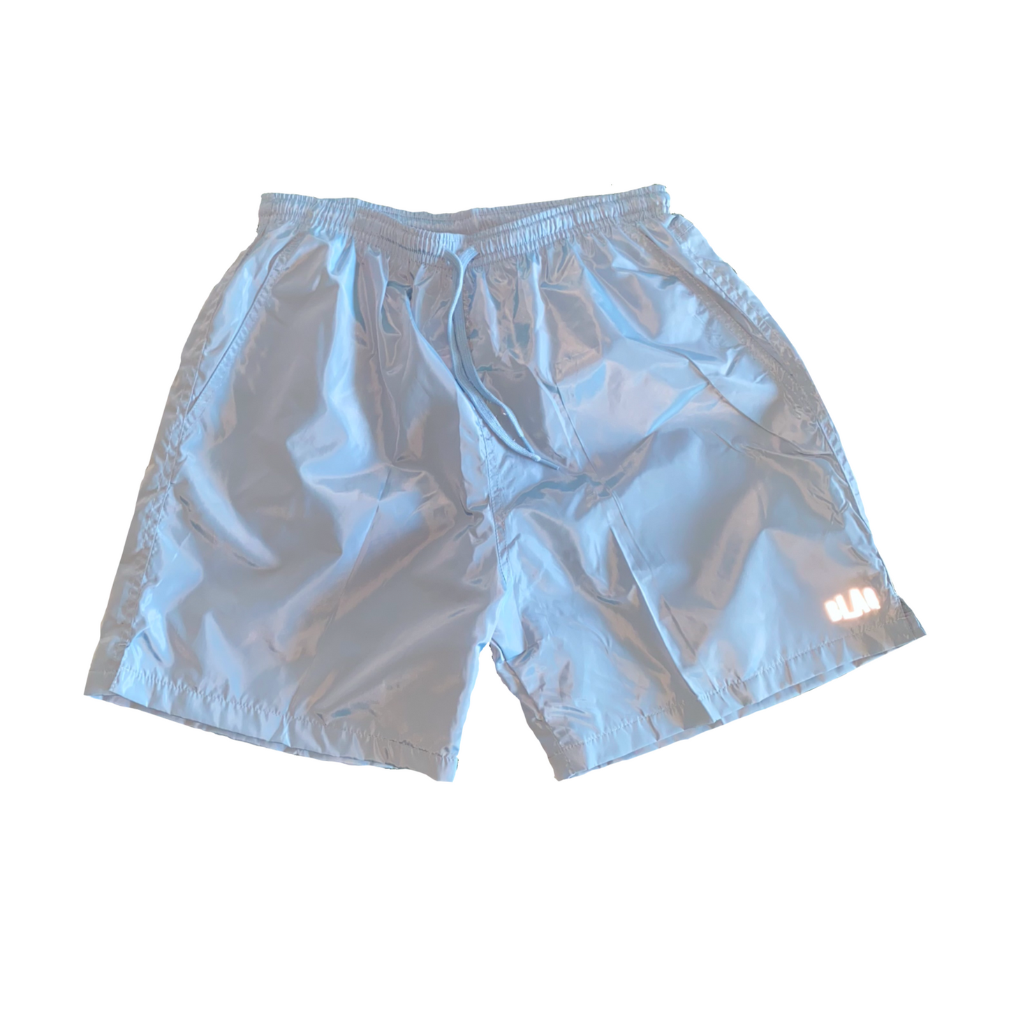 Reflective Box Logo Windbreaker Shorts