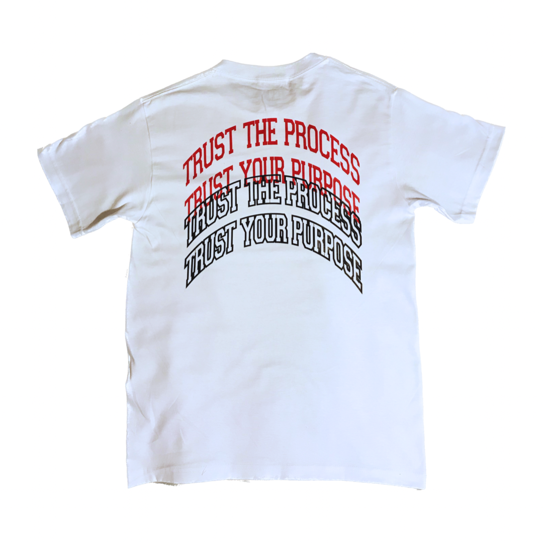 Blaq Arch Logo Trust The Process Tee