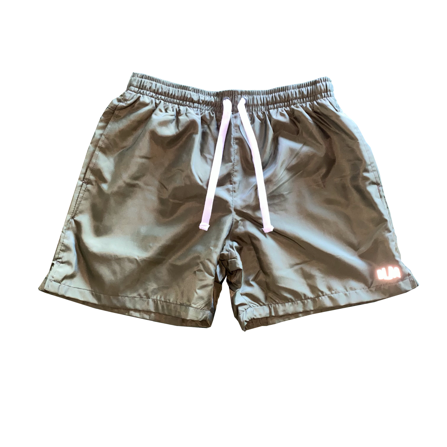 Reflective Box Logo Windbreaker Shorts