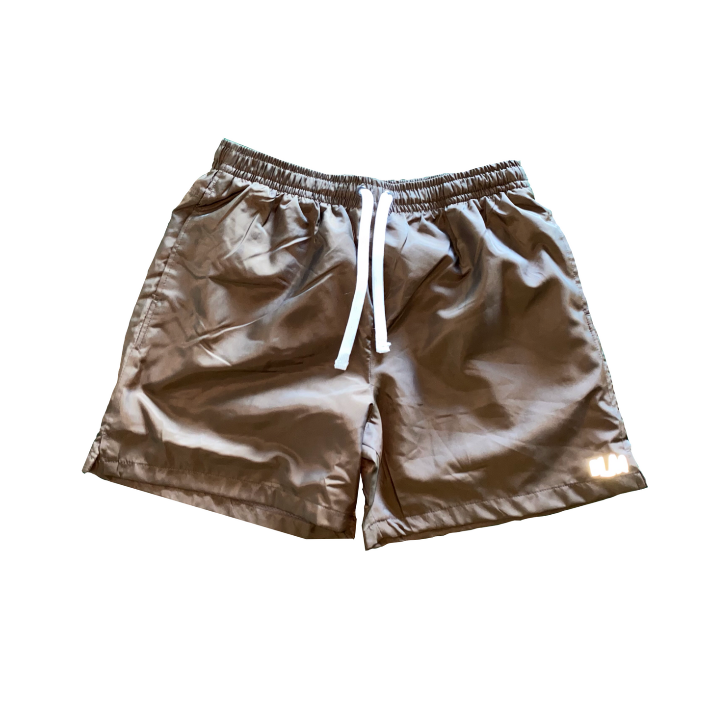 Reflective Box Logo Windbreaker Shorts